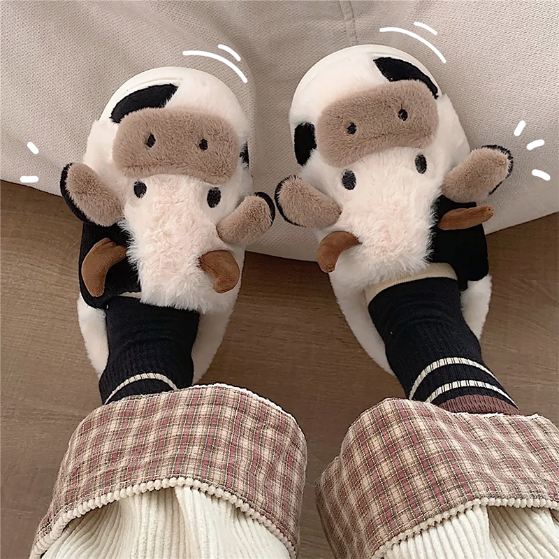 SnugSteps™ Moo-Moo Slippers