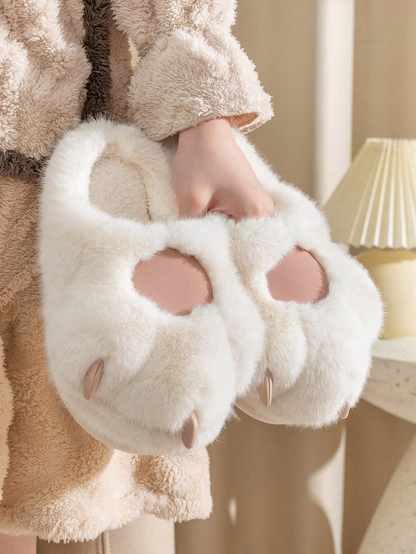 SnugSteps™ Plush Kitty Paw Slippers (Copy)